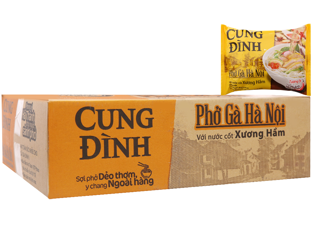 Phở gà Hà nội Cung Đình gói 68g Thùng 30 gói